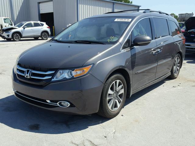 5FNRL5H94FB066446 - 2015 HONDA ODYSSEY TO GRAY photo 2