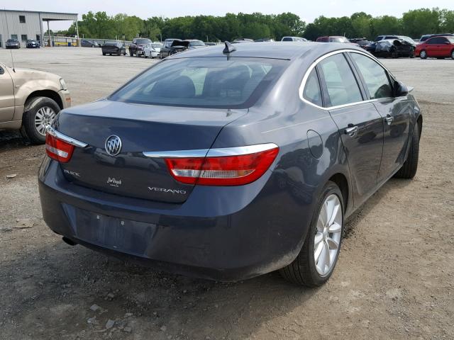 1G4PP5SK7D4232272 - 2013 BUICK VERANO CHARCOAL photo 4