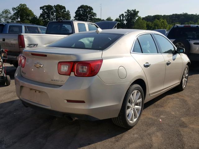 1G11H5SL5EF160213 - 2014 CHEVROLET MALIBU LTZ 米色 照片 4