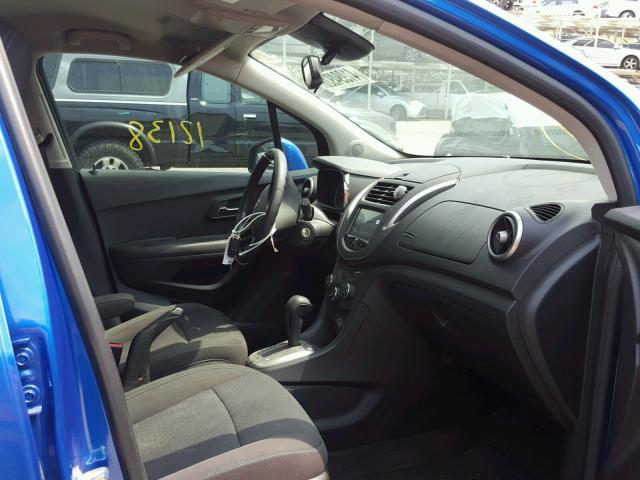 KL7CJPSB6FB195842 - 2015 CHEVROLET TRAX 1LS BLUE photo 5