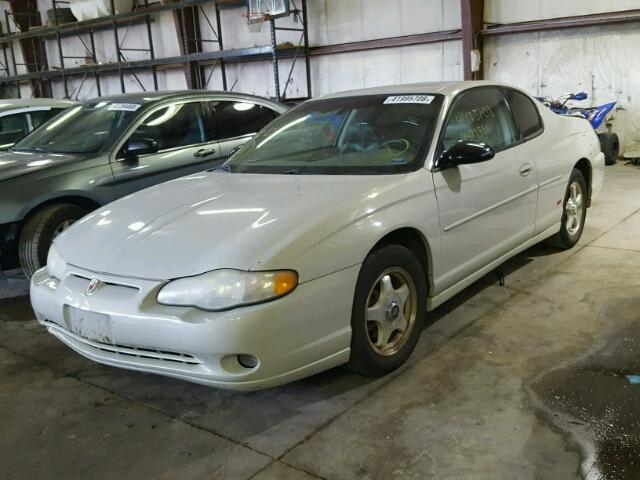 2G1WX12K749156678 - 2004 CHEVROLET MONTE CARL WHITE photo 2