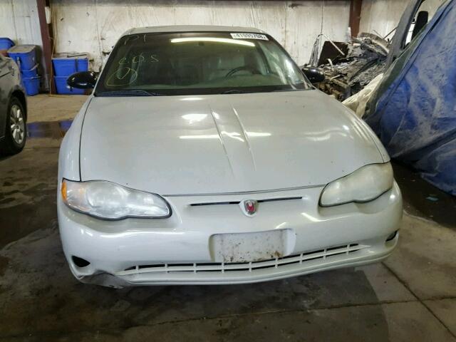 2G1WX12K749156678 - 2004 CHEVROLET MONTE CARL თეთრი ფოტო 9