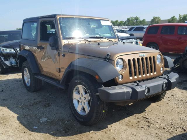 1C4AJWAG4FL632751 - 2015 JEEP WRANGLER S Qəhvəyi foto 1