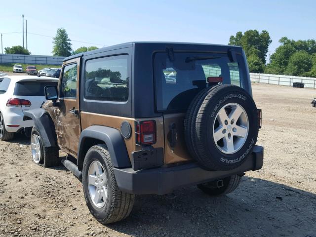 1C4AJWAG4FL632751 - 2015 JEEP WRANGLER S Qəhvəyi foto 3