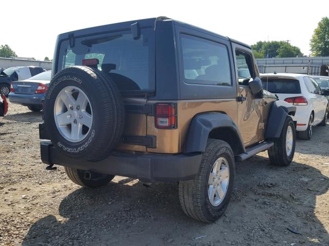 1C4AJWAG4FL632751 - 2015 JEEP WRANGLER S Qəhvəyi foto 4