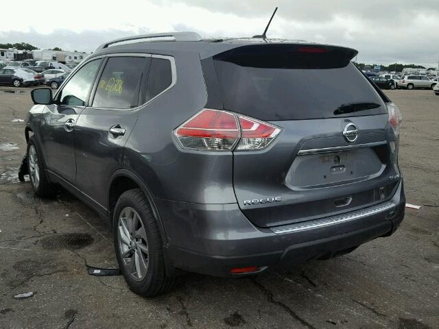 5N1AT2MV1FC797519 - 2015 NISSAN ROGUE GRAY photo 3