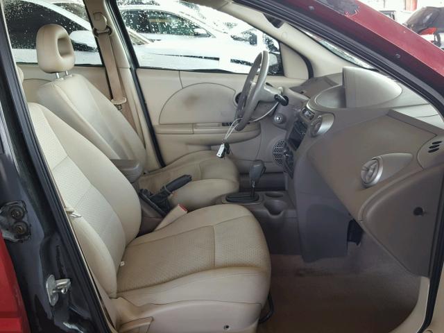 1G8AJ52F65Z127011 - 2005 SATURN ION LEVEL RED photo 5