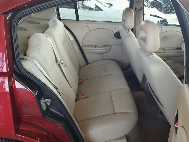 1G8AJ52F65Z127011 - 2005 SATURN ION LEVEL RED photo 6