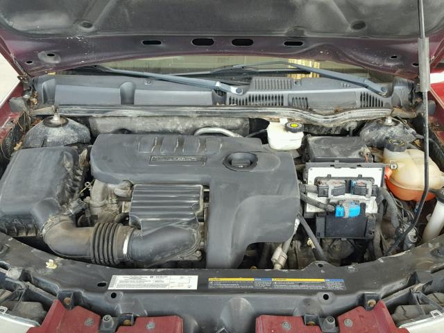 1G8AJ52F65Z127011 - 2005 SATURN ION LEVEL RED photo 7