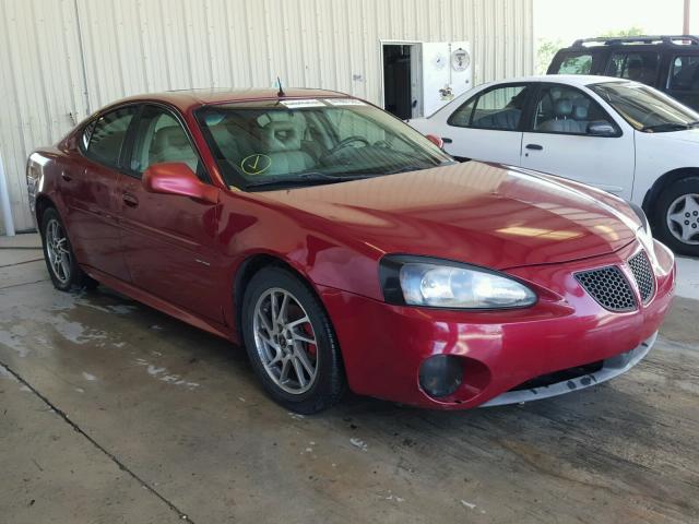 2G2WR524141102449 - 2004 PONTIAC GRAND PRIX BURGUNDY photo 1