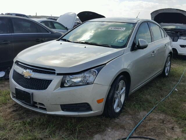 1G1PE5SB5D7132088 - 2013 CHEVROLET CRUZE SILVER photo 2