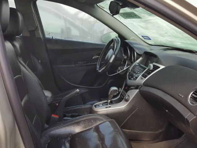 1G1PE5SB5D7132088 - 2013 CHEVROLET CRUZE SILVER photo 5