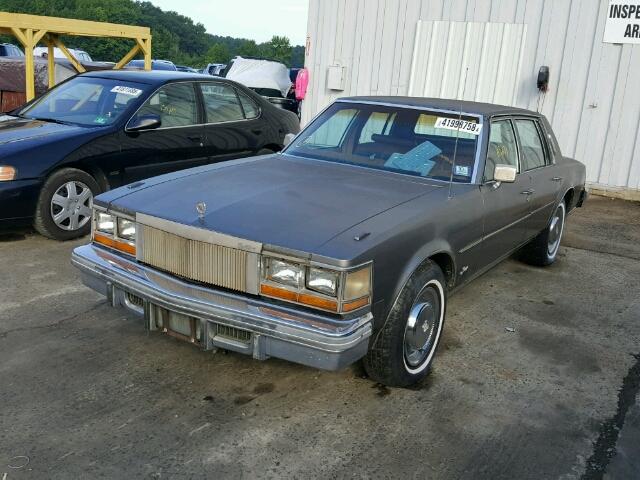 6S69B8Q486913 - 1978 CADILLAC SEVILLE GRAY photo 2