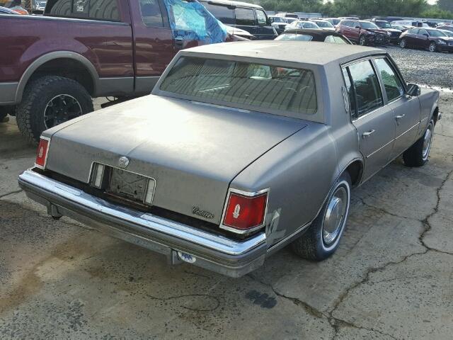 6S69B8Q486913 - 1978 CADILLAC SEVILLE GRAY photo 4