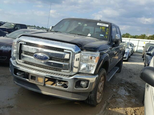 1FT7W2BT8DEB17981 - 2013 FORD F250 SUPER BLACK photo 2