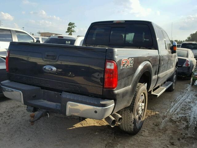 1FT7W2BT8DEB17981 - 2013 FORD F250 SUPER BLACK photo 4