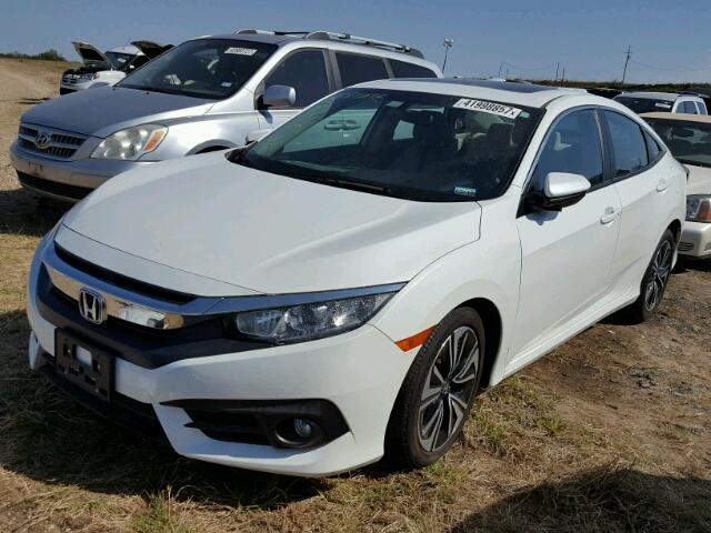 19XFC1F34GE012713 - 2016 HONDA CIVIC WHITE photo 2