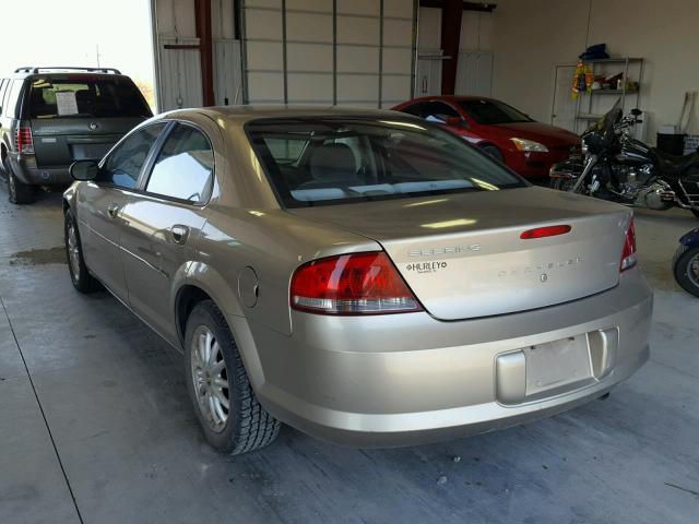 1C3EL46X33N502375 - 2003 CHRYSLER SEBRING LX GOLD photo 3