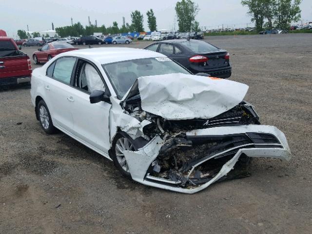 3VW1K7AJ6FM234712 - 2015 VOLKSWAGEN JETTA BASE 白色 照片 1