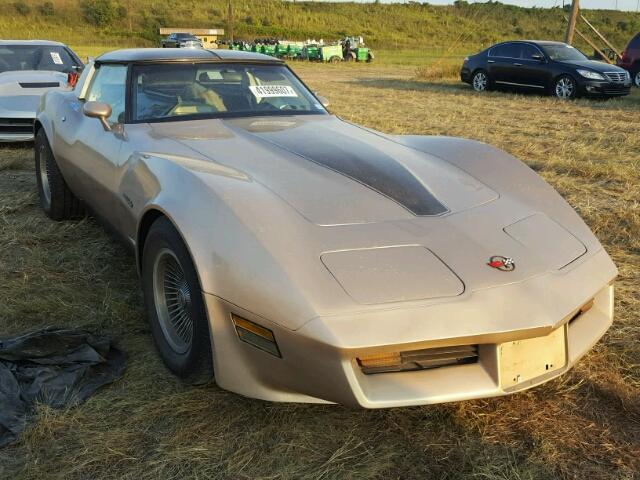 1G1AY0786C5114139 - 1982 CHEVROLET CORVETTE GOLD photo 1