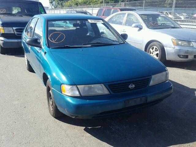 1N4AB41D2VC719916 - 1997 NISSAN SENTRA GREEN photo 1