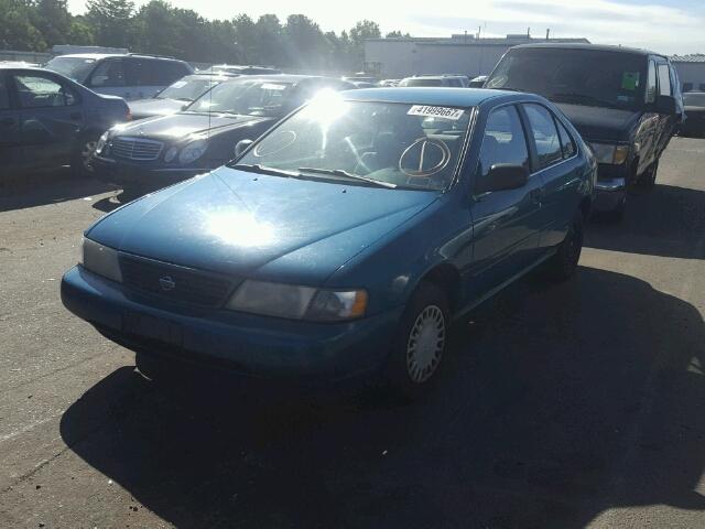 1N4AB41D2VC719916 - 1997 NISSAN SENTRA GREEN photo 2