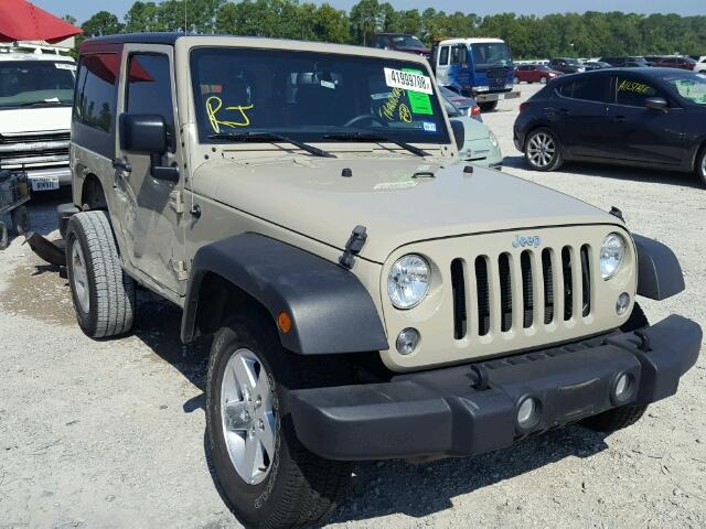 1C4AJWAG6HL696437 - 2017 JEEP WRANGLER S 奶油色 照片 1