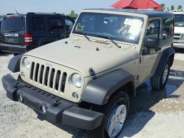 1C4AJWAG6HL696437 - 2017 JEEP WRANGLER S 奶油色 照片 2