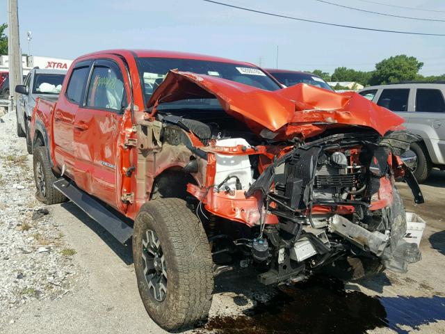 3TMCZ5AN4HM076209 - 2017 TOYOTA TACOMA DOU ნარინჯისფერი ფოტო 1