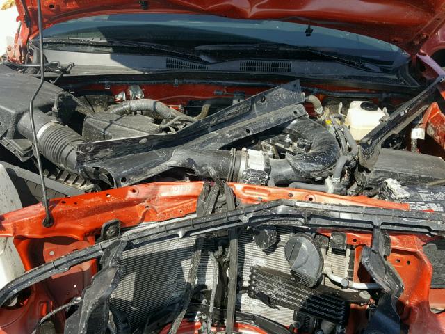 3TMCZ5AN4HM076209 - 2017 TOYOTA TACOMA DOU ნარინჯისფერი ფოტო 7