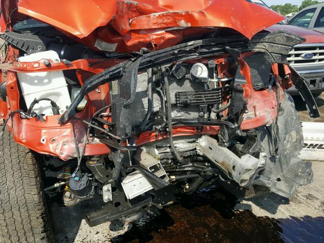 3TMCZ5AN4HM076209 - 2017 TOYOTA TACOMA DOU ნარინჯისფერი ფოტო 9