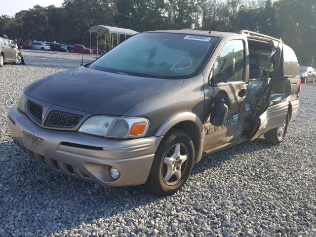 1GMDX13EX2D144155 - 2002 PONTIAC MONTANA BROWN photo 2