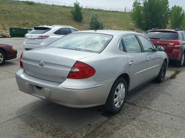 2G4WC582281133150 - 2008 BUICK LACROSSE C GRAY photo 4