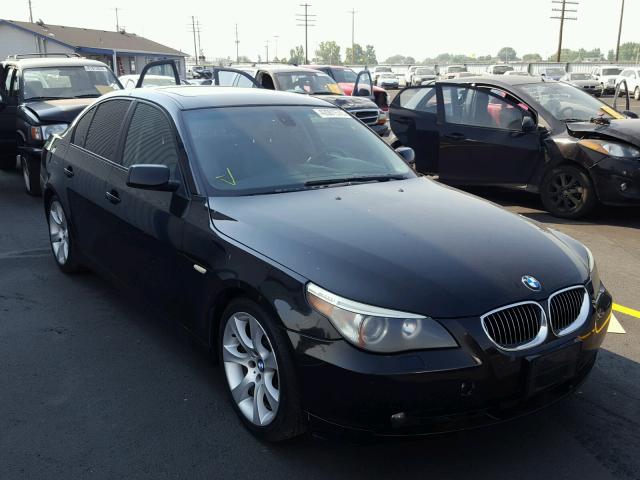 WBANB33565B114800 - 2005 BMW 545 I BLACK photo 1