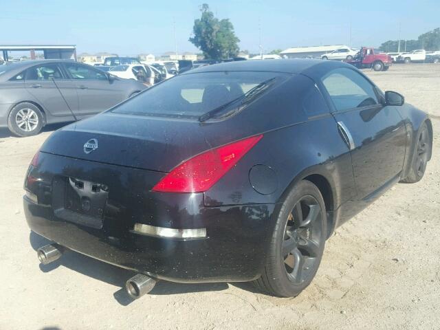 JN1AZ34E16M353336 - 2006 NISSAN 350Z COUPE BLACK photo 4