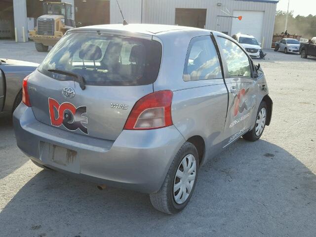 JTDJT923475135678 - 2007 TOYOTA YARIS GRAY photo 4