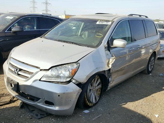 5FNRL38827B053501 - 2007 HONDA ODYSSEY SILVER photo 2