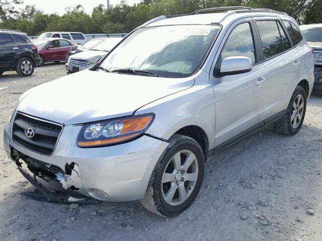 5NMSH13E99H301992 - 2009 HYUNDAI SANTA FE S SILVER photo 2