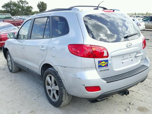 5NMSH13E99H301992 - 2009 HYUNDAI SANTA FE S SILVER photo 3