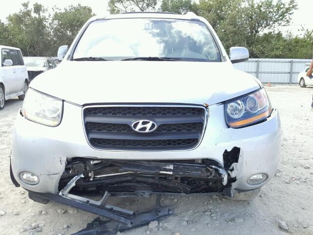 5NMSH13E99H301992 - 2009 HYUNDAI SANTA FE S SILVER photo 9