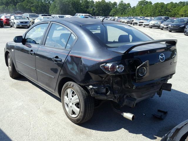 JM1BK12F481853193 - 2008 MAZDA 3 I BLACK photo 3