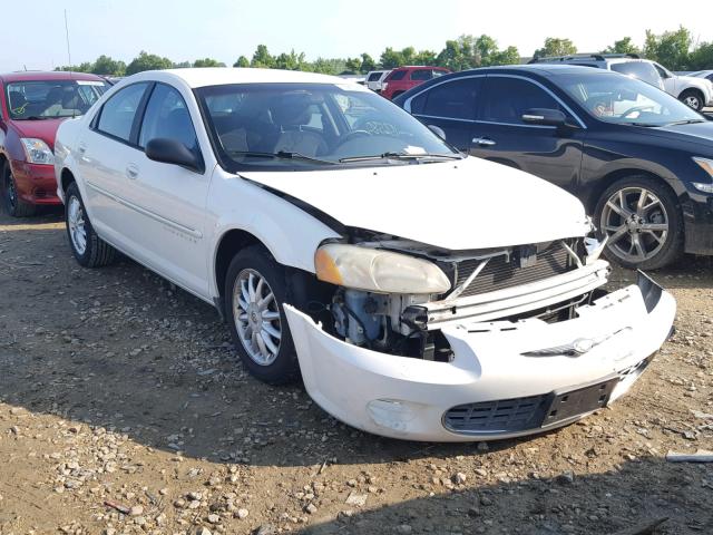 1C3EL46U51N731837 - 2001 CHRYSLER SEBRING LX WHITE photo 1