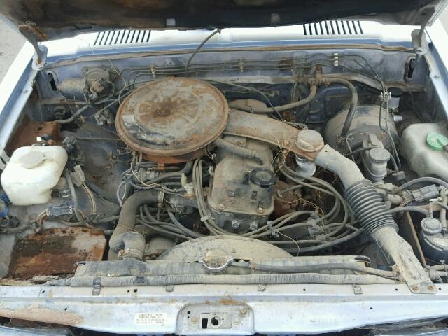 1N6ND01S2GC349113 - 1986 NISSAN 720 BLUE photo 7