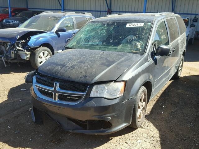 2D4RN5DG6BR649777 - 2011 DODGE GRAND CARA GRAY photo 2