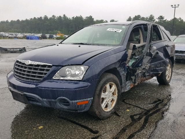 2C4GF48455R272441 - 2005 CHRYSLER PACIFICA BLUE photo 2