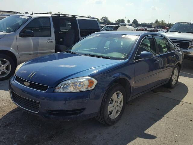 2G1WB55K169275105 - 2006 CHEVROLET IMPALA LS BLUE photo 2