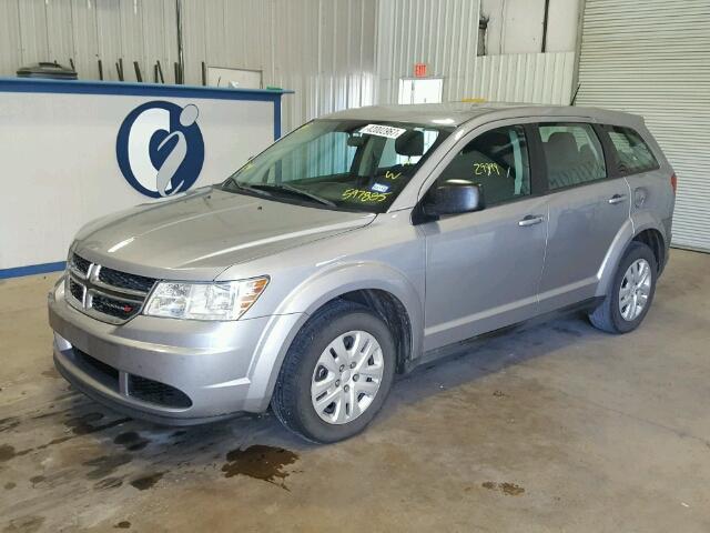 3C4PDCAB1FT597885 - 2015 DODGE JOURNEY SE GRAY photo 9