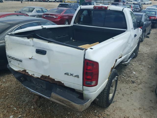 1D7HU16N82J203768 - 2002 DODGE RAM 1500 WHITE photo 4