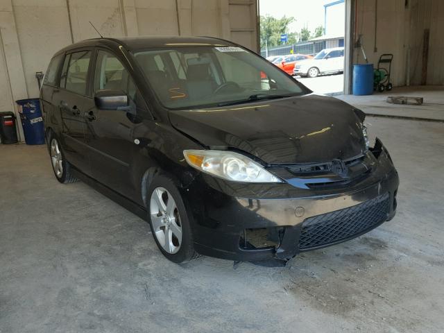 JM1CR293X60127553 - 2006 MAZDA 5 BLACK photo 1