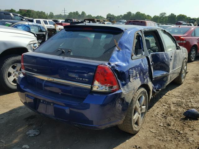 1G1ZU638X6F138322 - 2006 CHEVROLET MALIBU MAX BLUE photo 4